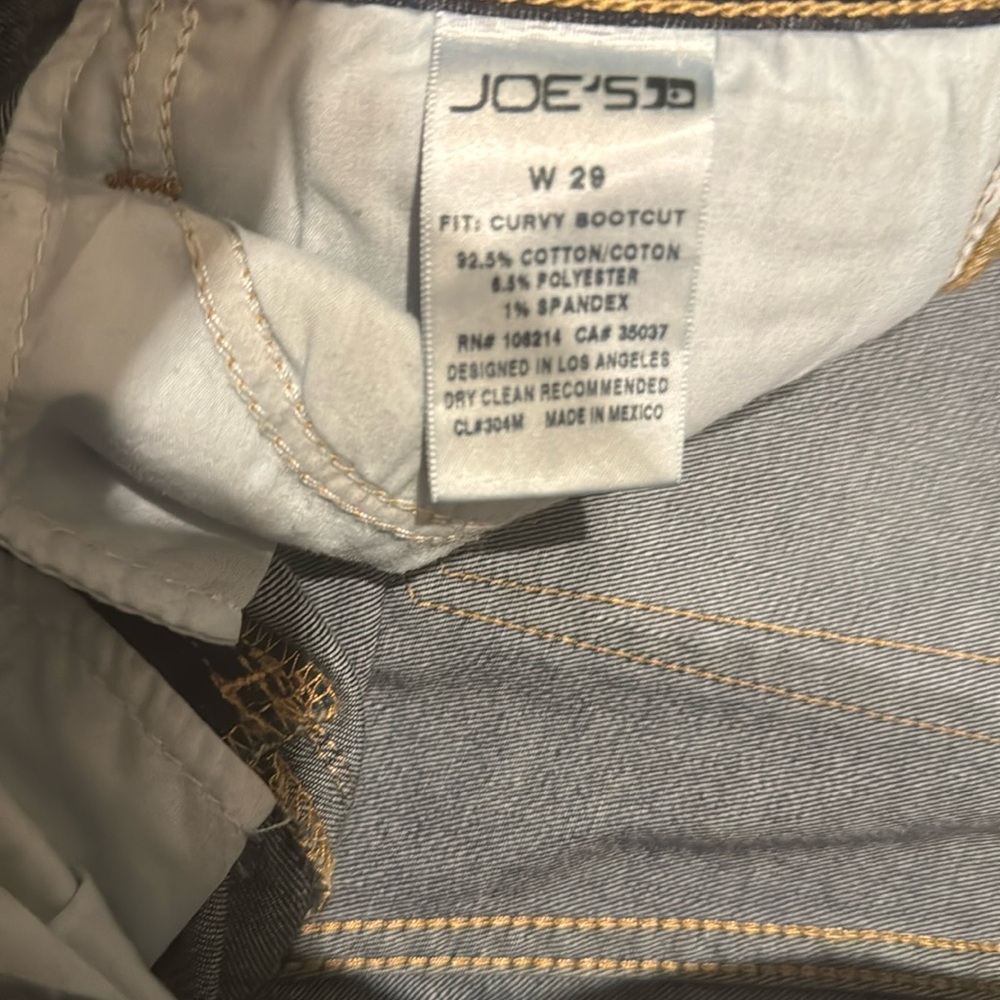 Joe's Jeans Women's Blue Denim Jeans - Picture 6 of 6